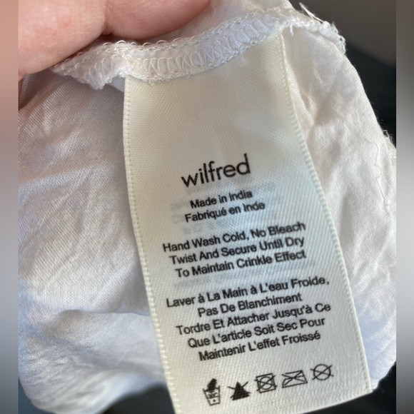Aritzia Wilfred Promener Blouse White Lace - Picture 4 of 5